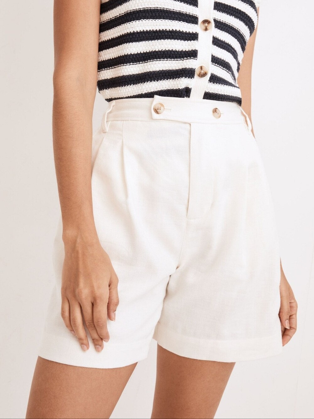 Madewell Linen Blend Relaxed Shorts 0